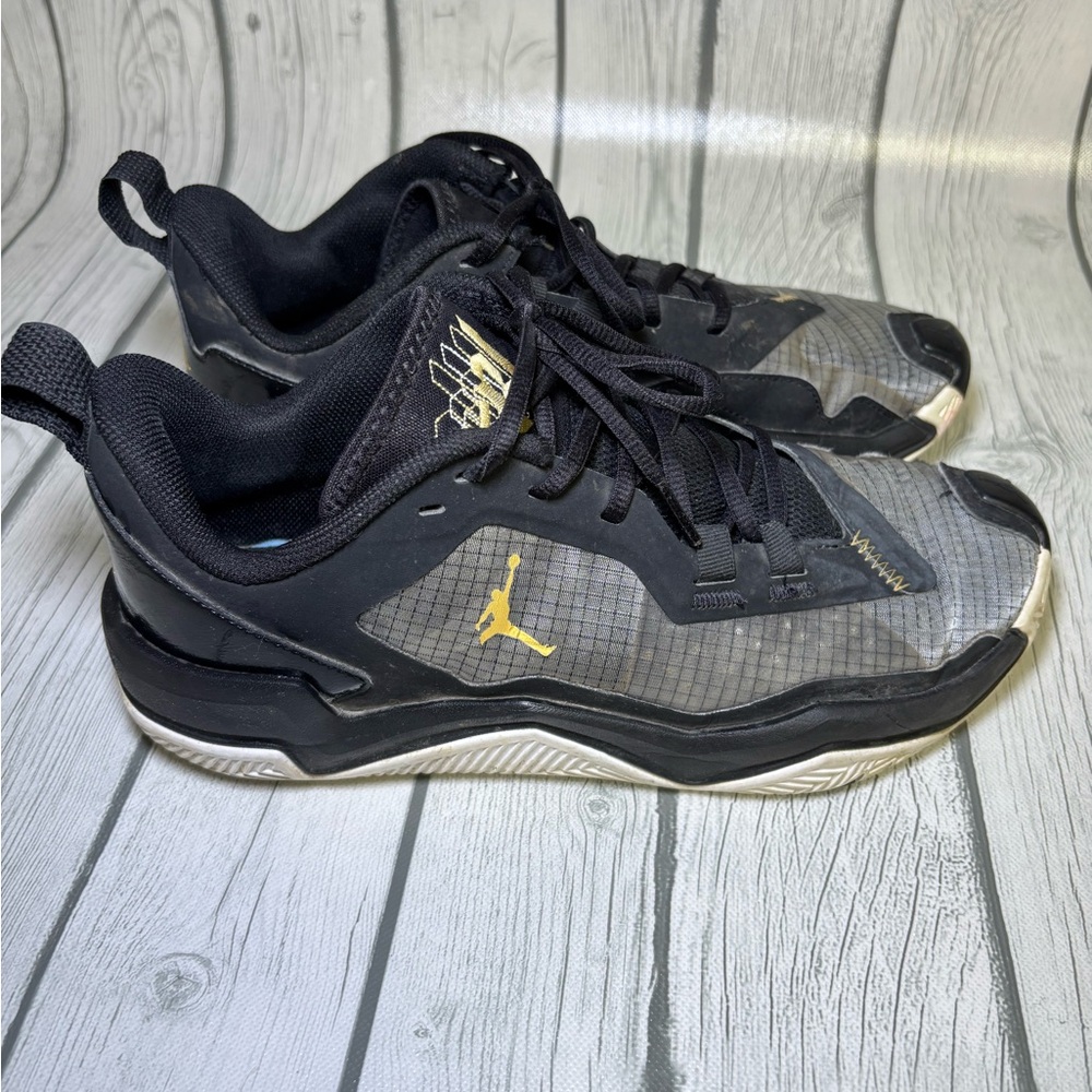 Jordan One Take Metallic Gold Shoes DO7193-007 Mens Size 8.5 Shoes Sneak…
